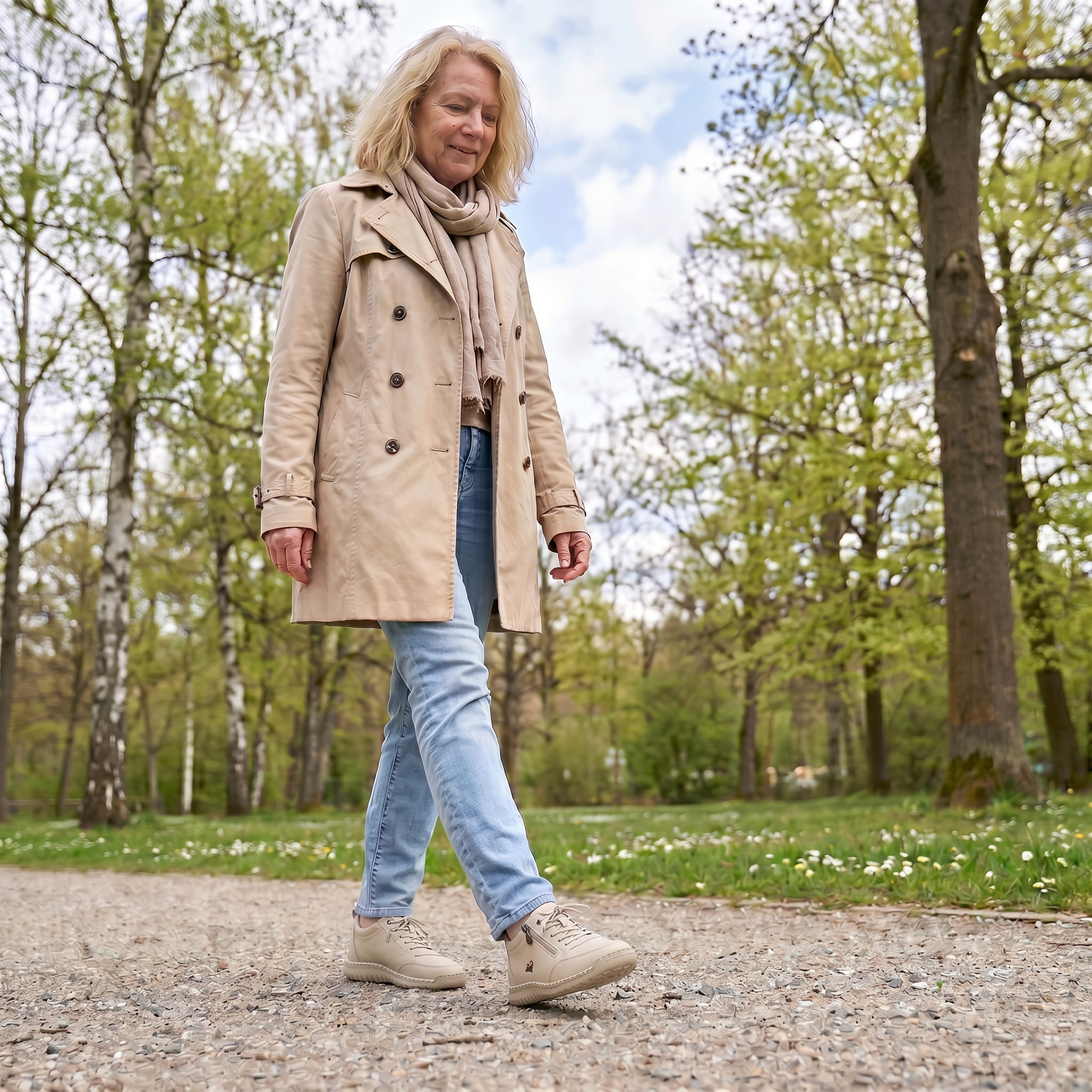 Mila  – Komfortable orthopädische Sneakers + Reißverschluss  - By Qivii