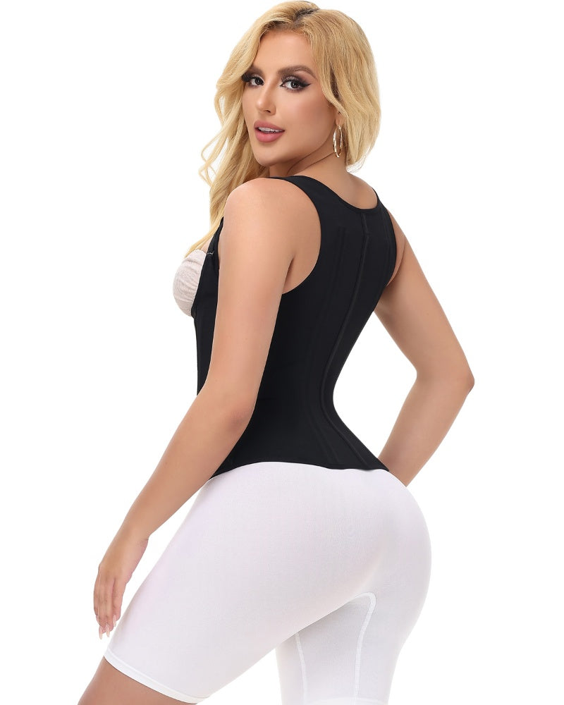Shapshe® Fajas Colombianas Steel Boned Tummy Control Waist Trainer  - By Qivii