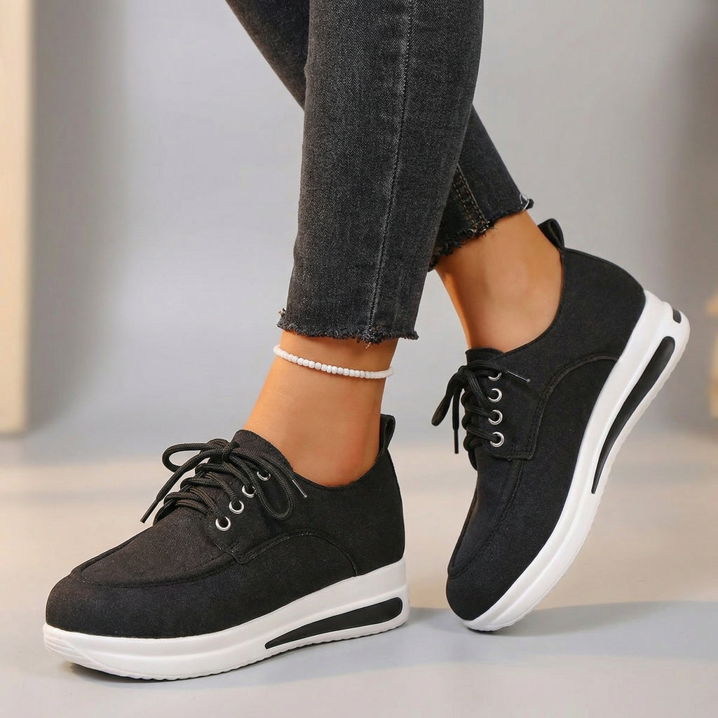 Hollie Lace-Up Loafers