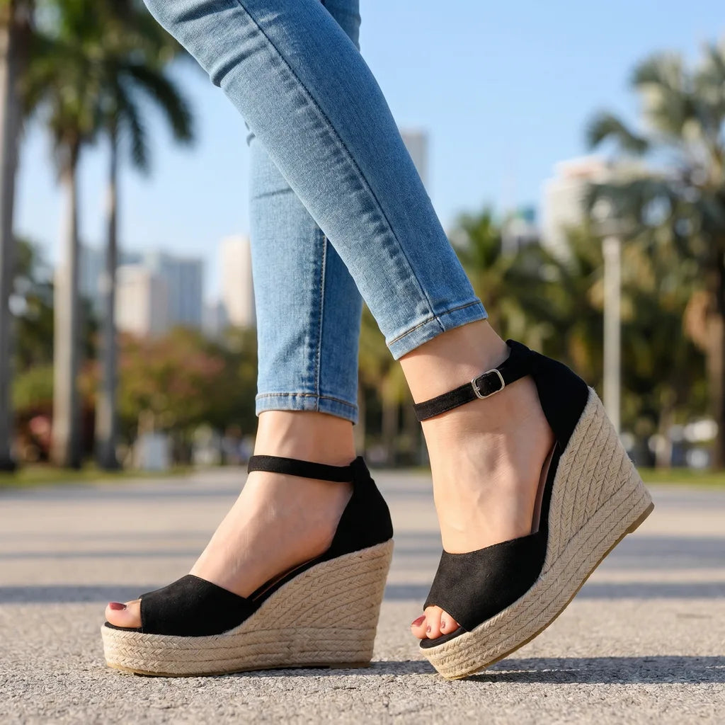 Harlow Wedge Sandals