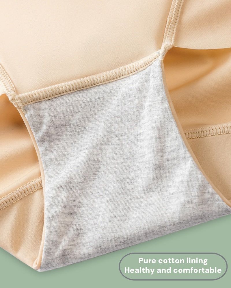 High Waist Thin Plus Size Seamless Tummy Control Shaping Panties  - By Qivii