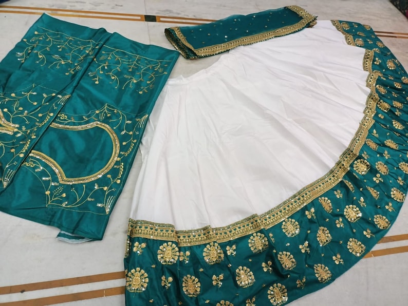 Designer Bollywood lehnga Choli with heavy sequnece work  lehenga choli party wear lehenga, bollywood style party trend for indian women  - INSPIRED