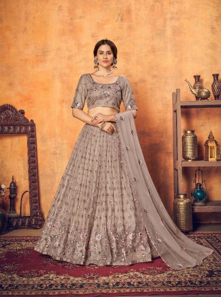 Designer indian embroidered lehenga with designer blouse indian style dupatta party wear lehenga choli for girl and indian woman ethnic wear  - INSPIRED