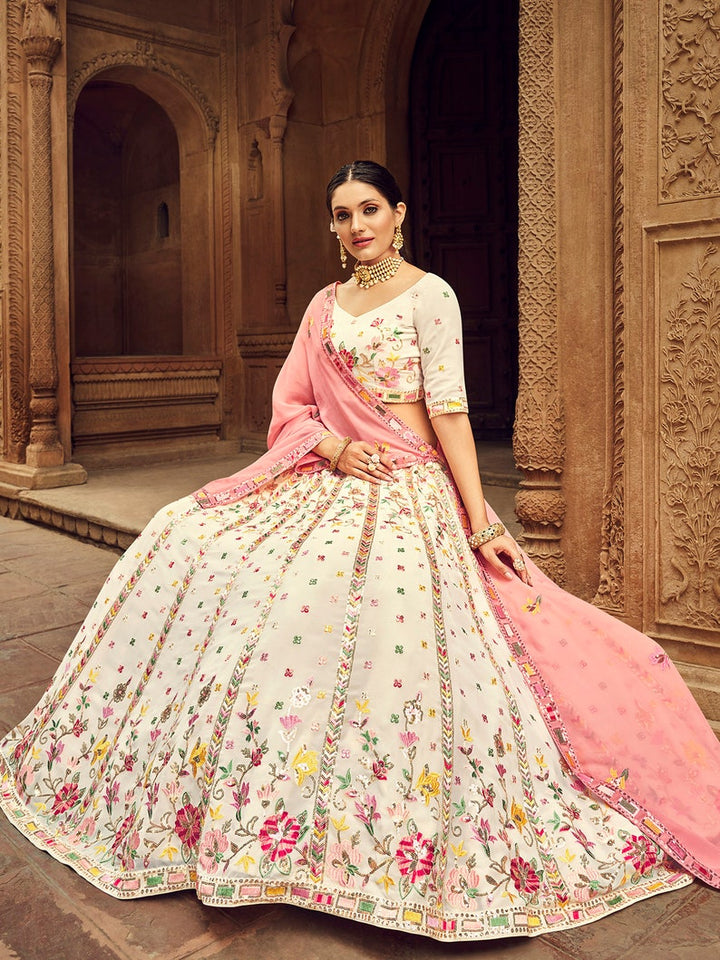 sabyasachi designer  lehenga choli for women with heavy sequence embroidery work for wedding or party wear, lehenga choli for wedding  - INSPIRED