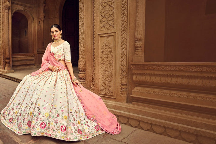 sabyasachi designer  lehenga choli for women with heavy sequence embroidery work for wedding or party wear, lehenga choli for wedding  - INSPIRED