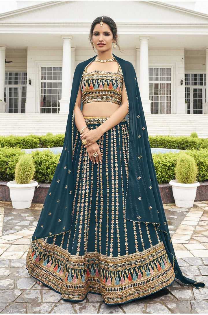 Designer Embroidery Work Wedding lehenga choli with Dupatta ,party wear lehenga choli for Women and girls, lehenga blouse custom Measure  - INSPIRED