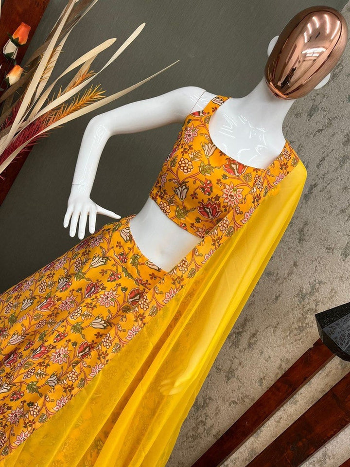 Bollywood Yellow designer Lehenga with thread sequins Work Blouse & dupatta bollywood indian lehnga choli readymade for woman wedding wear  - INSPIRED