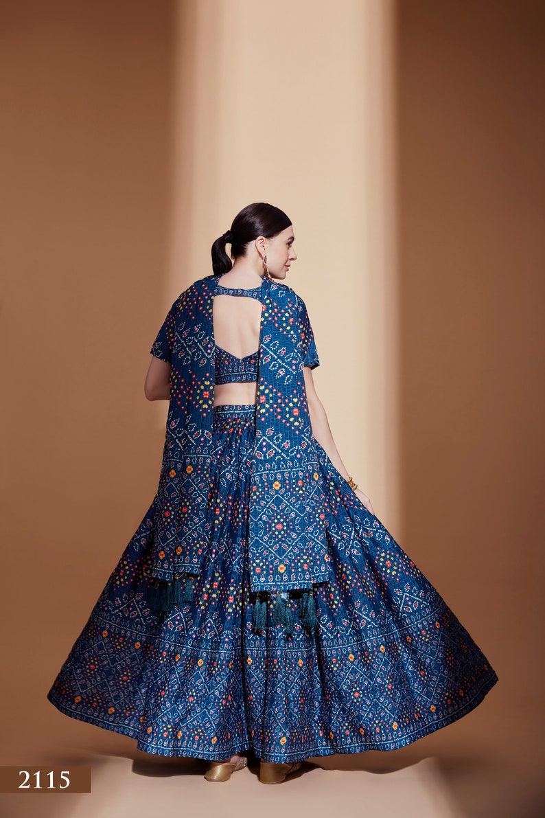 Sabyasachi Designer Embroidered & digital print work Lehenga Choli Wedding Lehenga Choli Party Wear Lehenga Choli for girls and woman indian  - INSPIRED