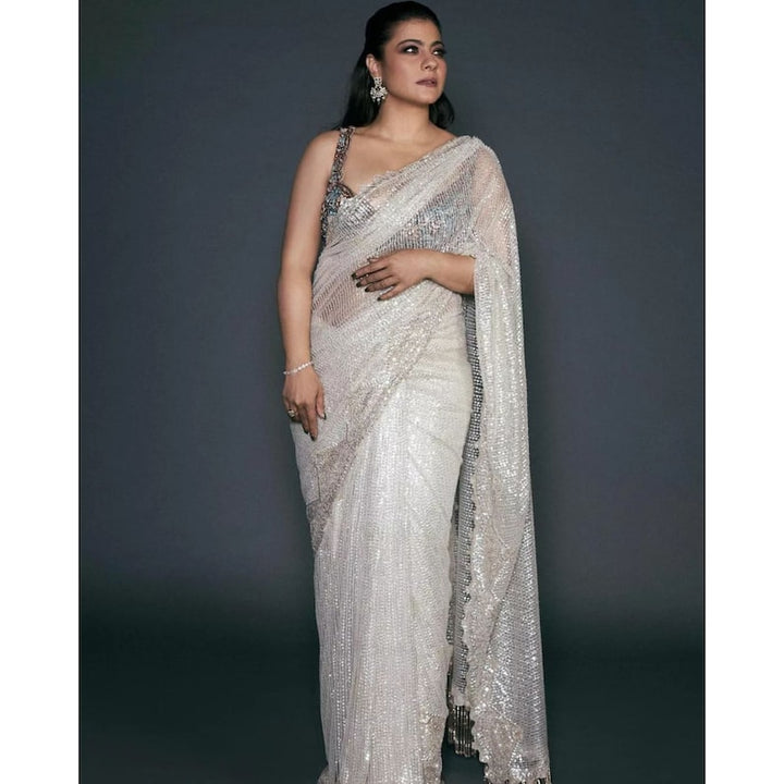 Bollywood Inspired Sequins Indian Saree, Reception Party Wear Saree, Ready To Wear Pre Stitched Saree, Designer Sarees For Women  - INSPIRED