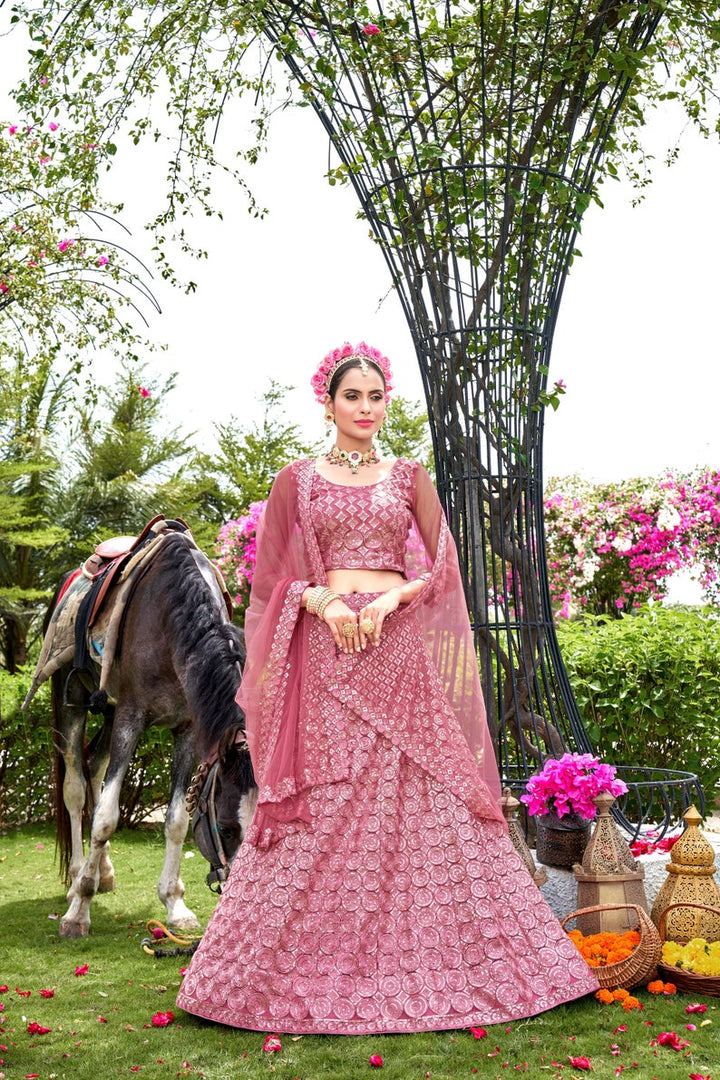 Sabyasachi Designer Lehenga Choli Embellished With Beautiful Embroidered Sequence Work Wedding Lehenga Choli Party Wear Lehenga Choli girl  - INSPIRED