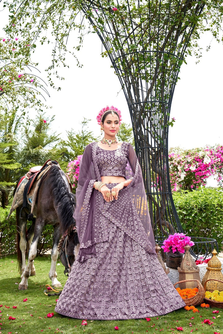 Sabyasachi Designer Lehenga Choli Embellished With Beautiful Embroidered Sequence Work Wedding Lehenga Choli Party Wear Lehenga Choli indian  - INSPIRED