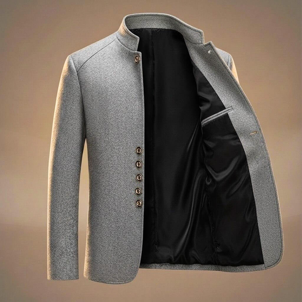 Kyoto Legacy Virgin Wool Jacket  - By Qivii