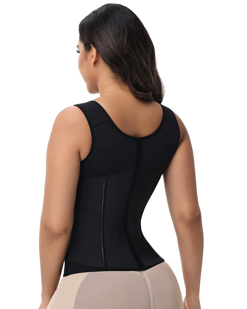 Shapshe® Fajas Colombianas Double Compression Waist Trainer Vest