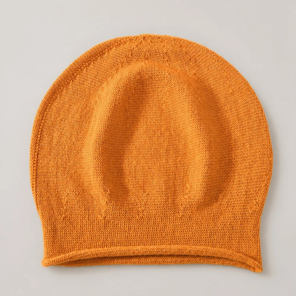 Iris | Warm Fur Knit Beanie