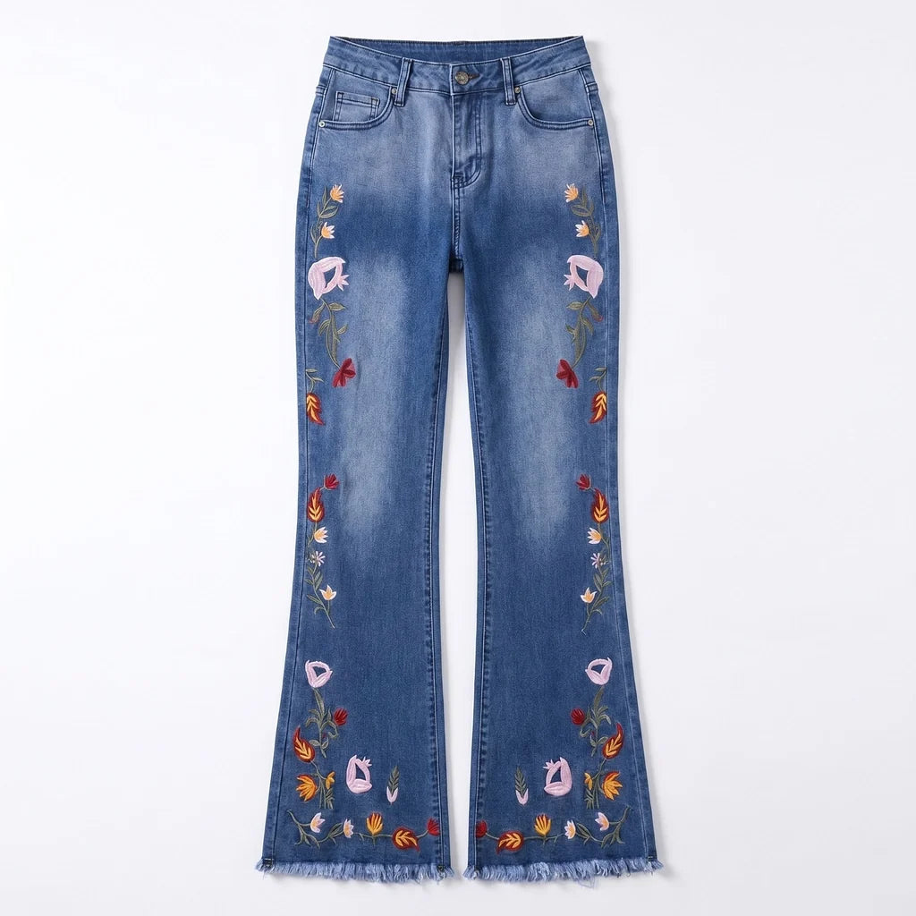 Jada | Womens High Waisted Flare Jeans