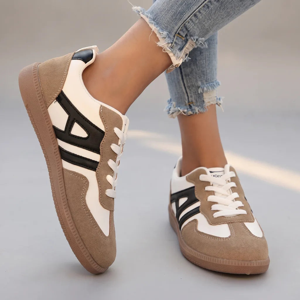 Black Jasmine women's orthopedic sneakers by Hudson Ridge featuring round toes and supportive design for comfortable all-day wear.