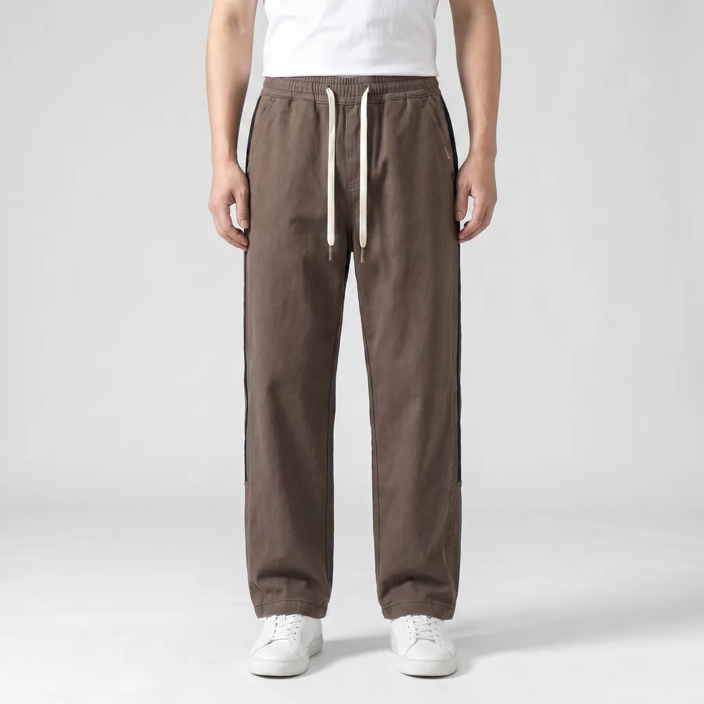 Jay Striped Wide-Leg Pants