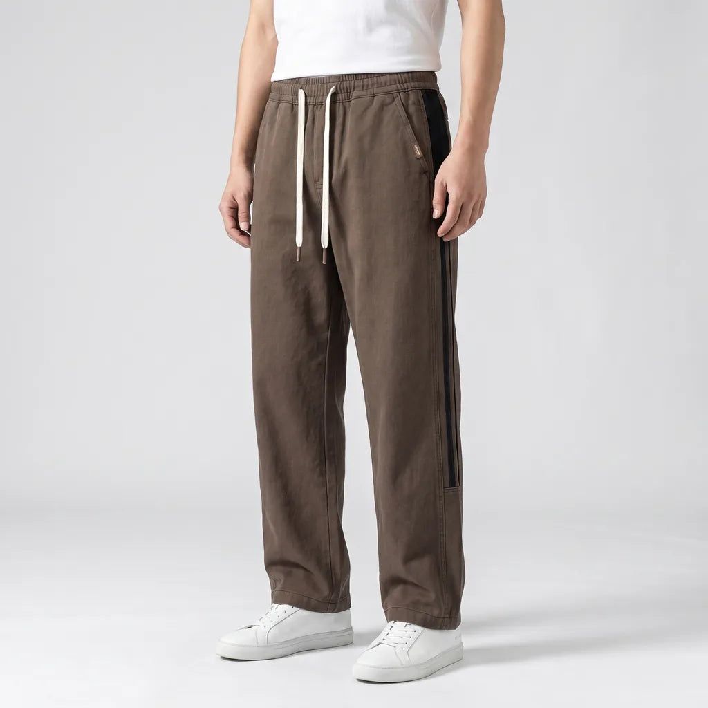 Jay Striped Wide-Leg Pants