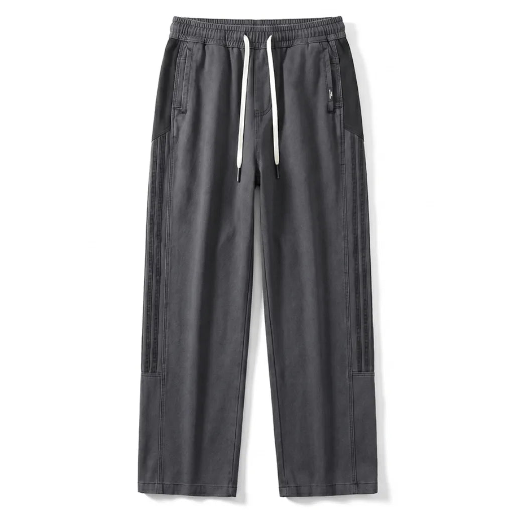 Jay Striped Wide-Leg Pants