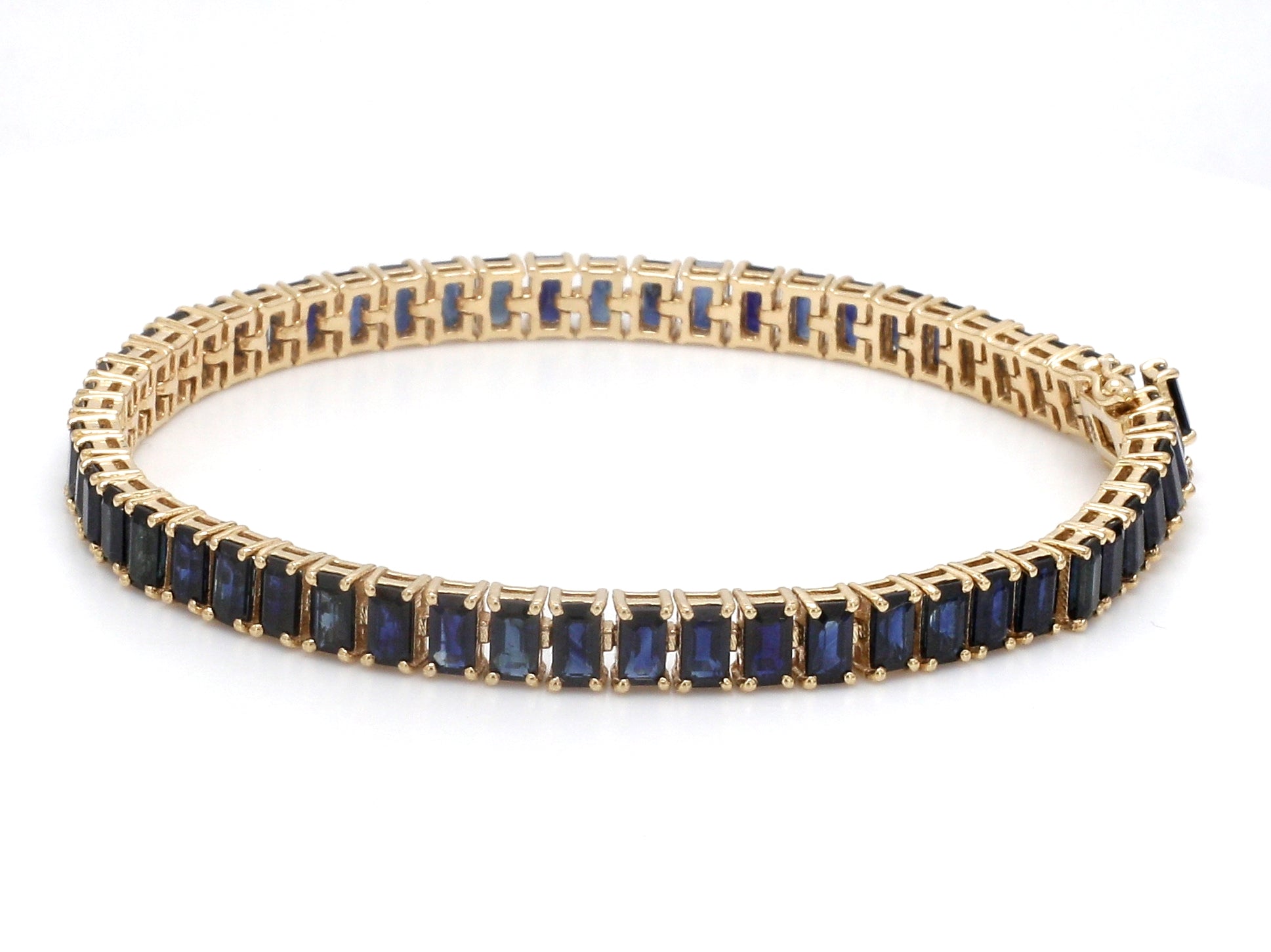 JPBRC-1085/8559 Blue Sapphire Oval Bracelet
