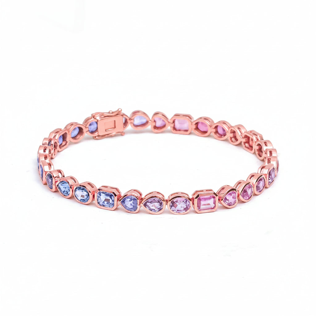 JPBRC-1172/9609 Rainbow Sapphire Bracelet
