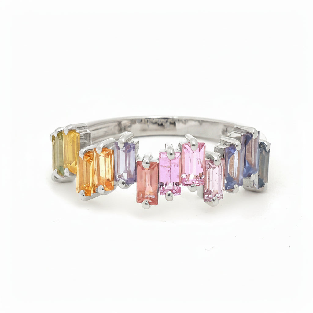 JPRG-3810/9487 Rainbow Sapphire Ring