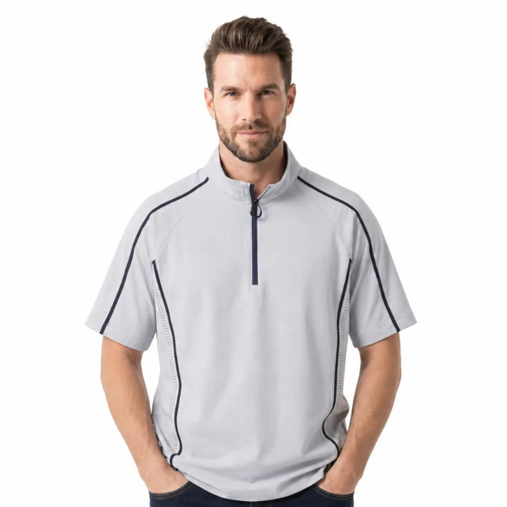 John Zip Knit Top