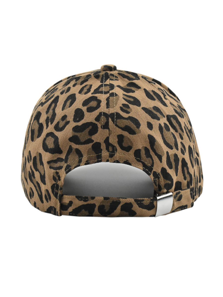 Casual Retro Leopard Print Baseball Cap  - By Qivii