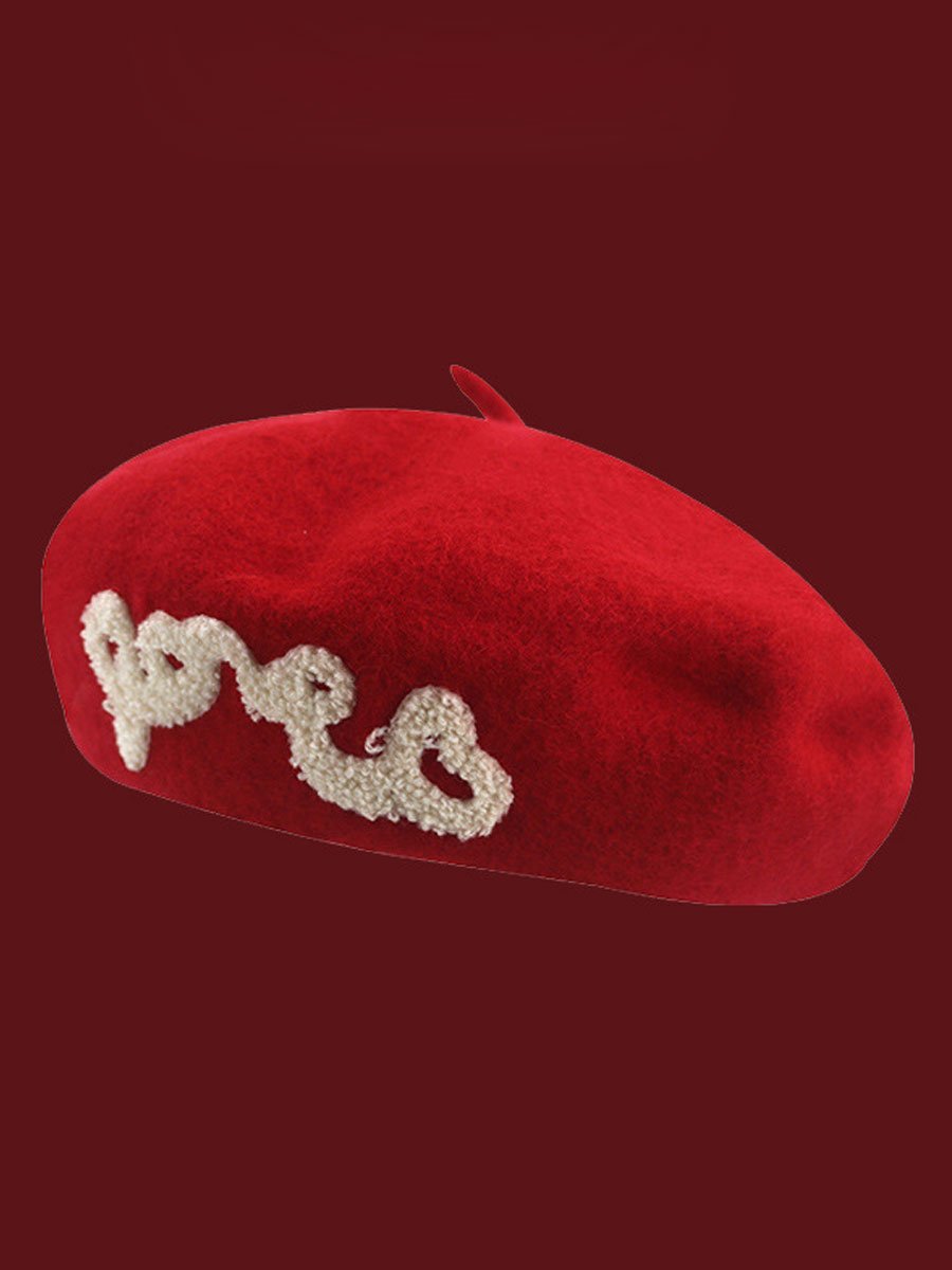 Vintage Christmas All-match Beret  - By Qivii