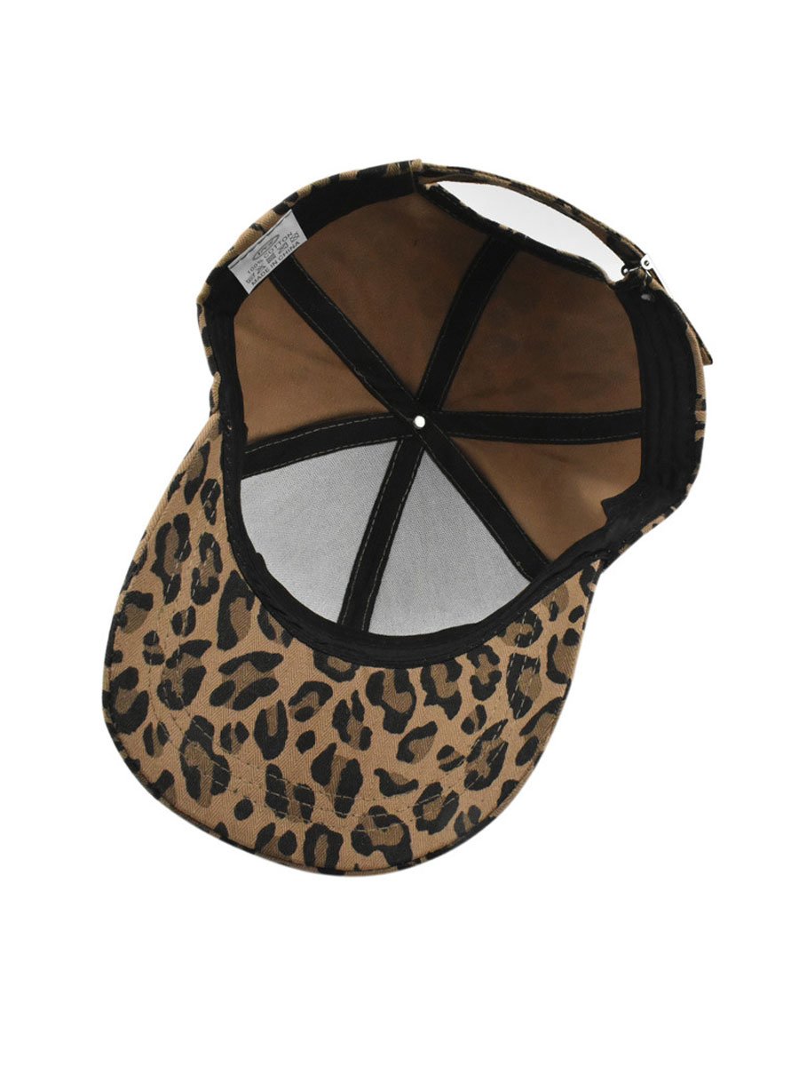 Casual Retro Leopard Print Baseball Cap  - By Qivii