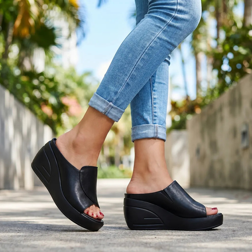 Judy Wedge Sandals