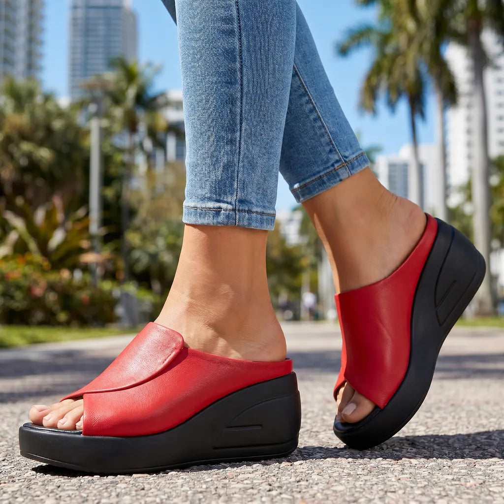 Judy Wedge Sandals