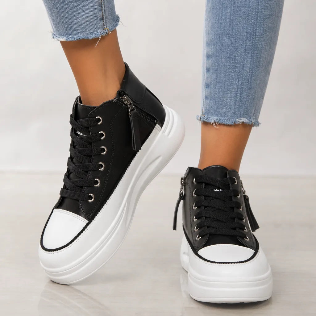 Kaci Platform High-Top Sneakers