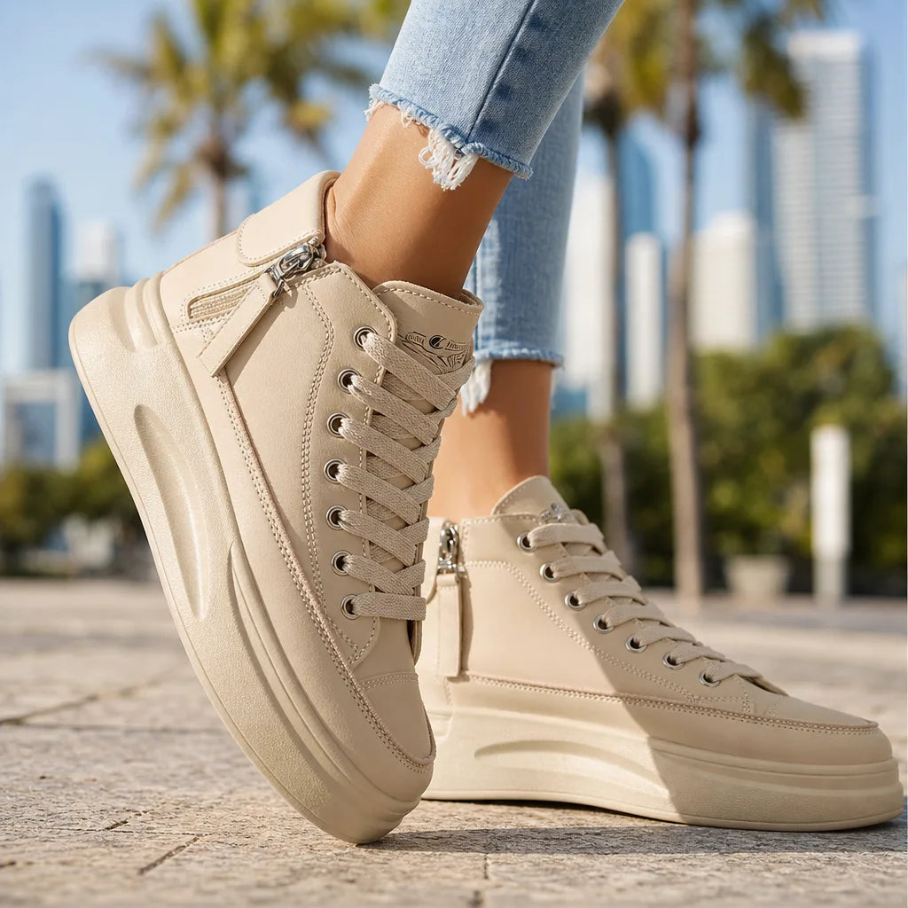 Kaci Platform High-Top Sneakers