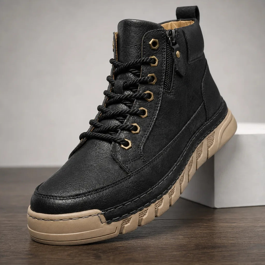 Kennedy Page | Men's Fall Leather Hiking Boots