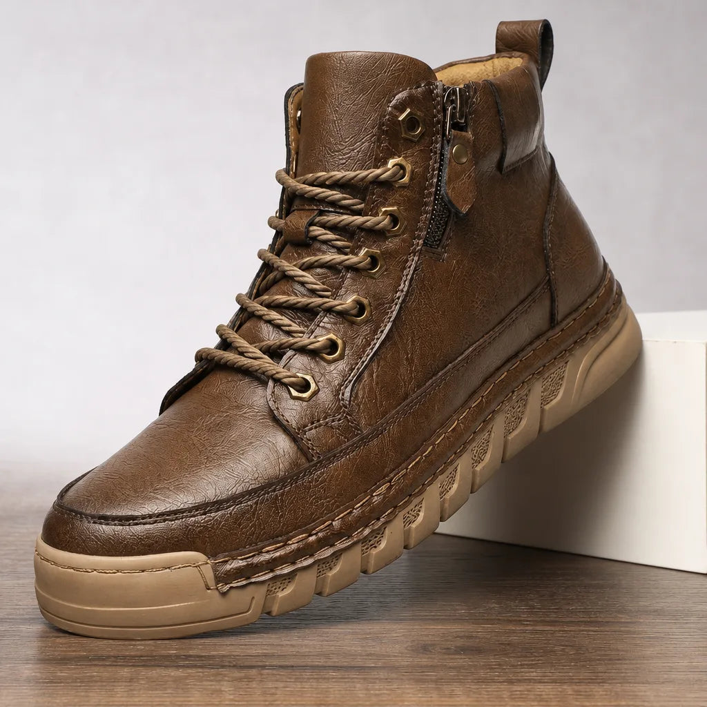Kennedy Page | Men's Fall Leather Hiking Boots
