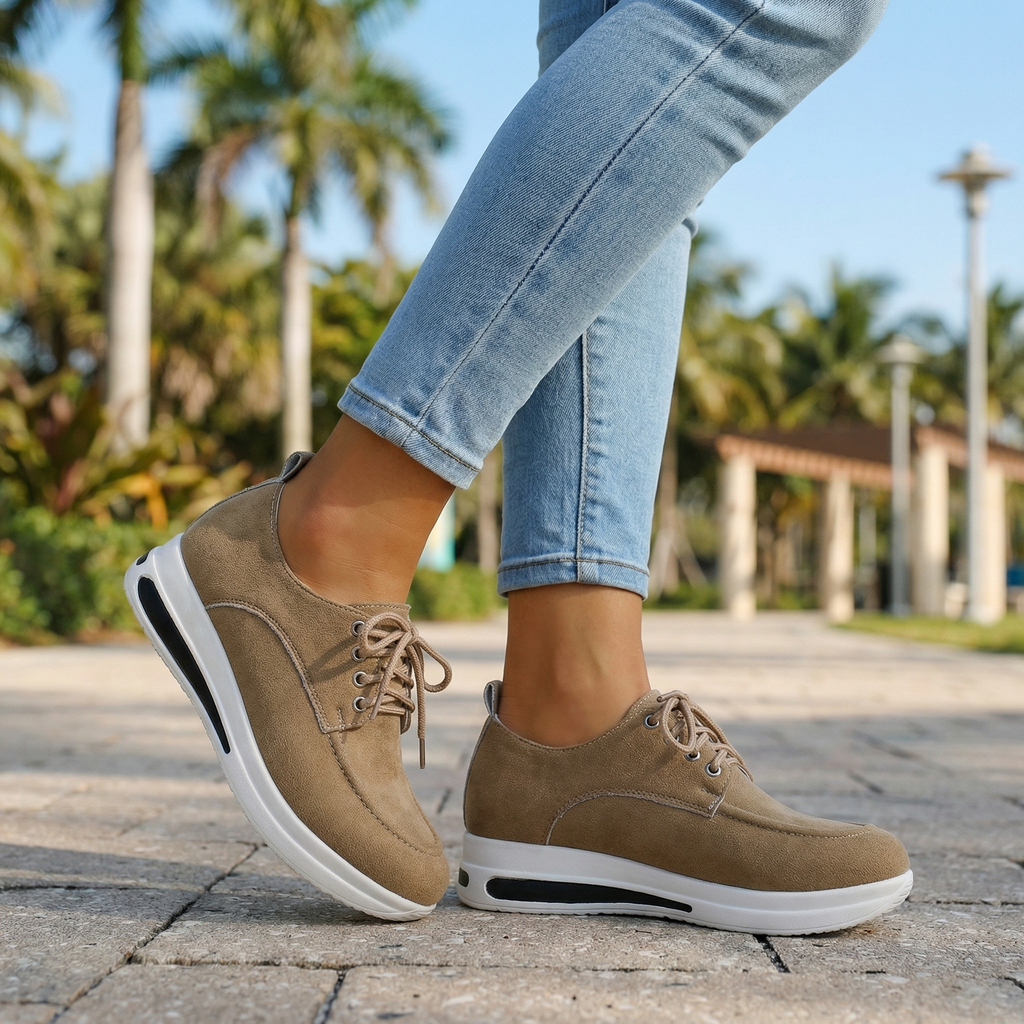 Hollie Lace-Up Loafers