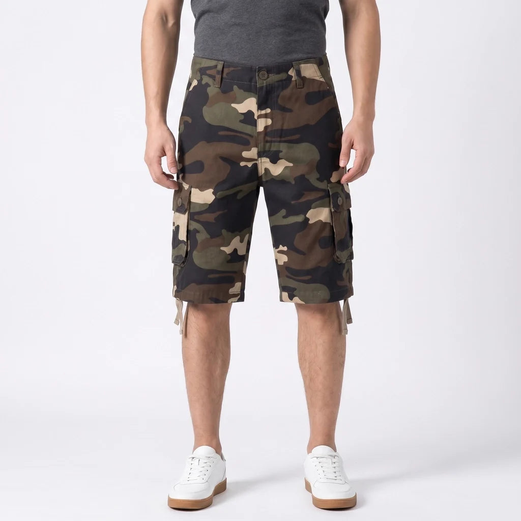 Stevie Camo Cargo Shorts