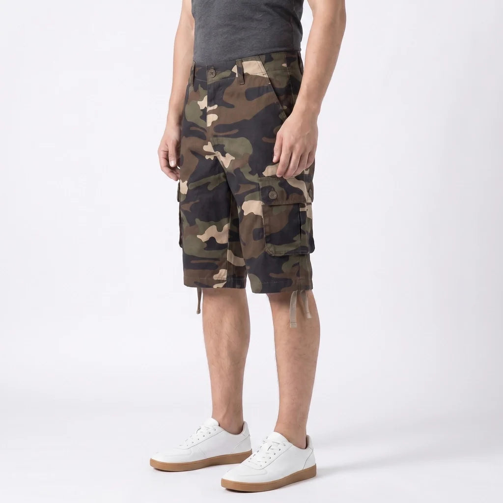 Stevie Camo Cargo Shorts