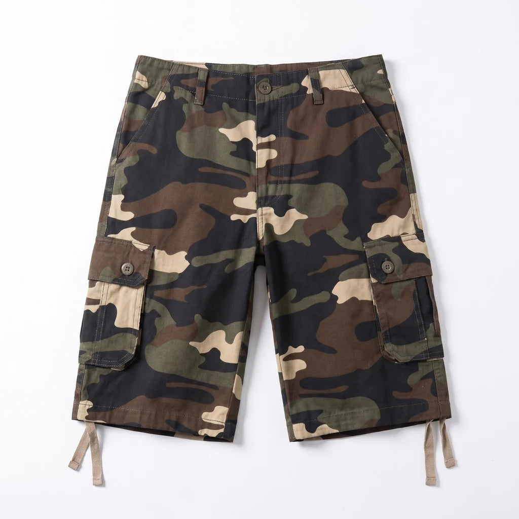 Stevie Camo Cargo Shorts