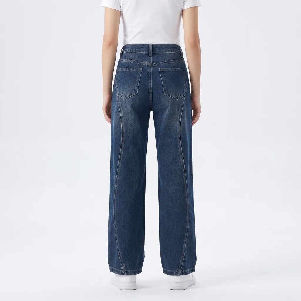 Kira | Womens High Waisted Wide Leg Jeans