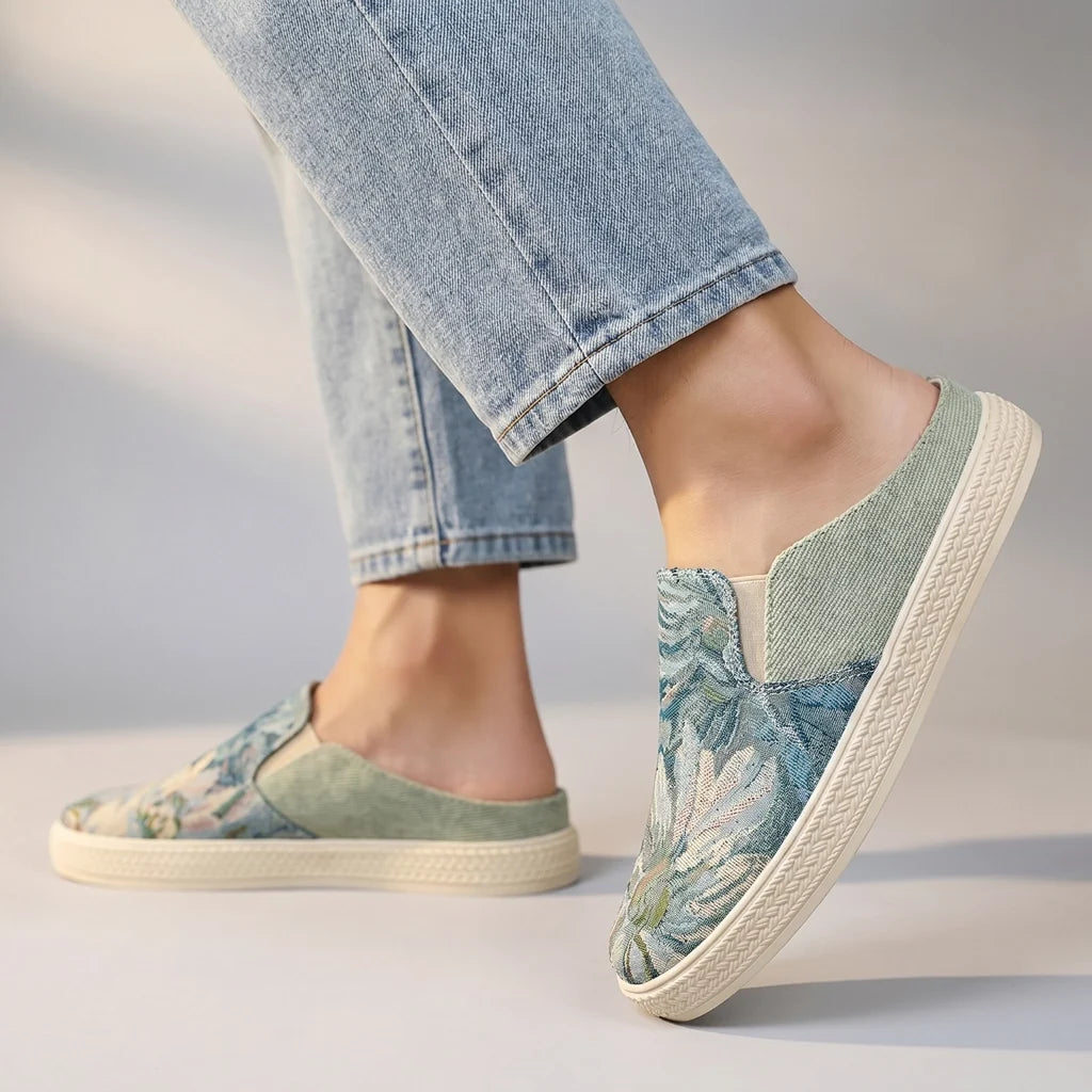 Krystal Knit Mules