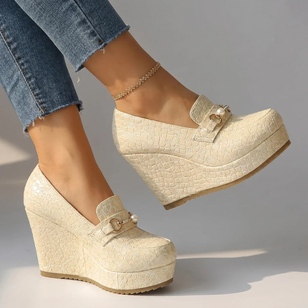 Laila Wedge Loafers