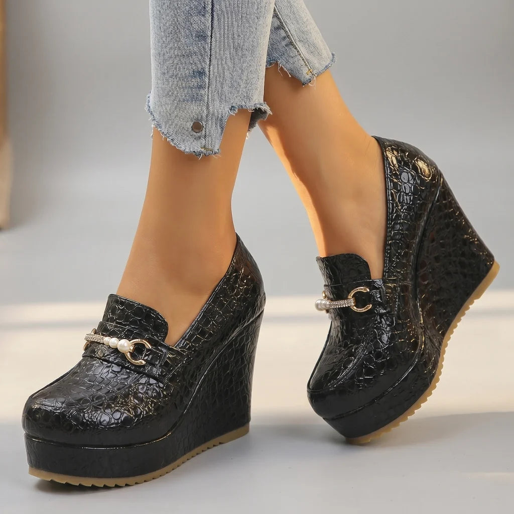 Laila Wedge Loafers