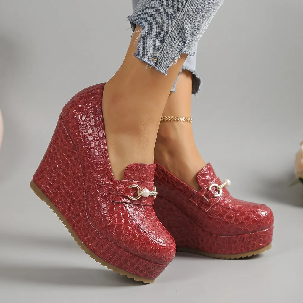 Laila Wedge Loafers