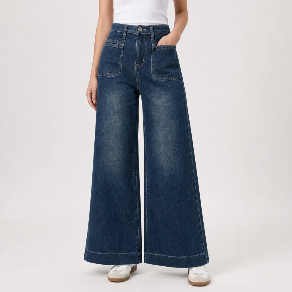 Laurie | Womens High Waisted Flare Jeans