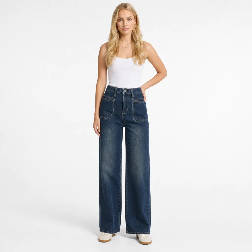 Laurie | Womens High Waisted Flare Jeans