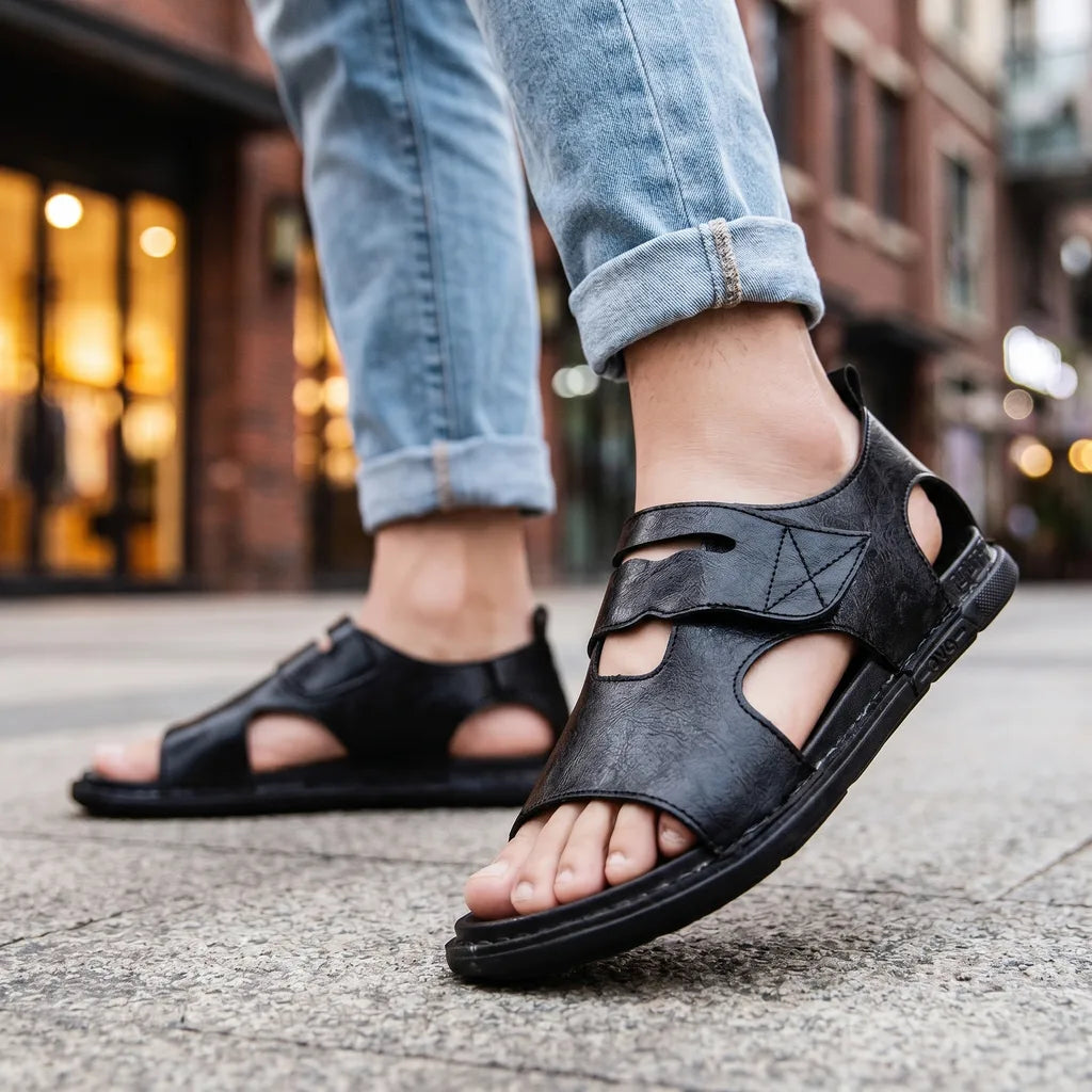 Layton Open Toe Slides