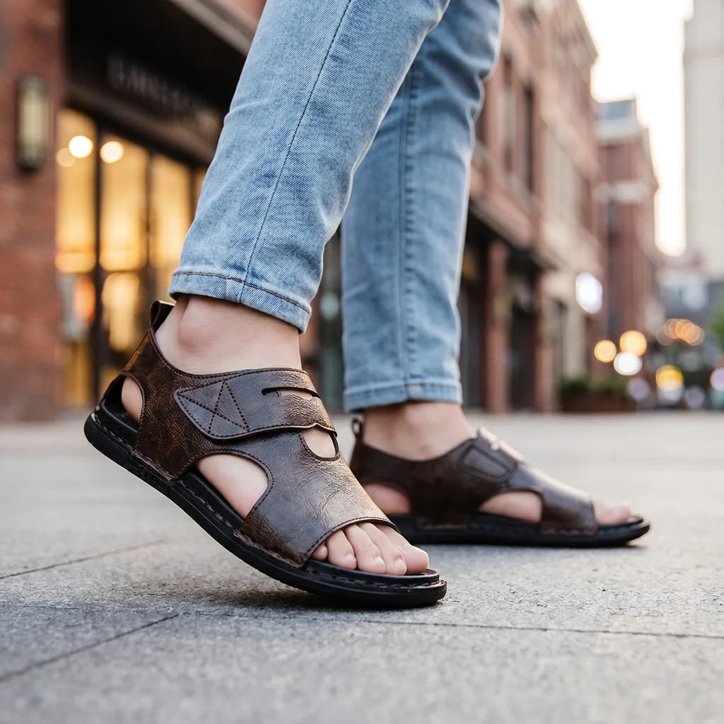 Layton Open Toe Slides