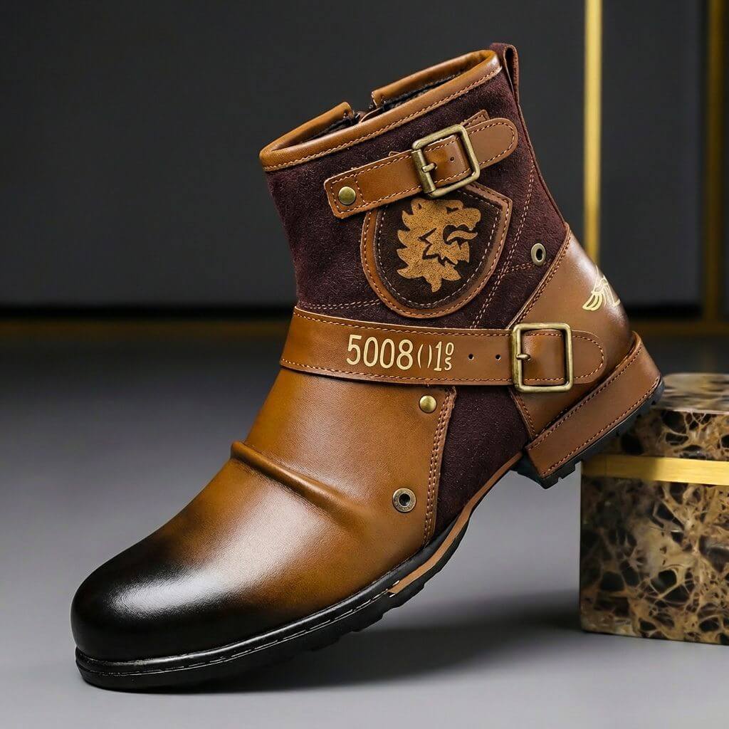 Lionheart Legacy Leather Boots  - By Qivii